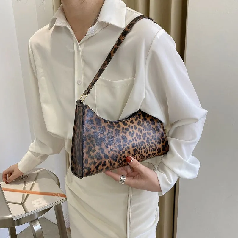 Tipping Soft PU Leather Underwritten Shoulder Bag For Women