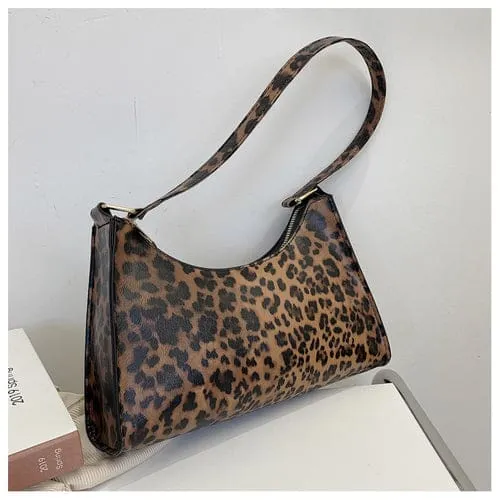 Tipping Soft PU Leather Underwritten Shoulder Bag For Women