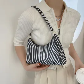 Tipping Soft PU Leather Underwritten Shoulder Bag For Women