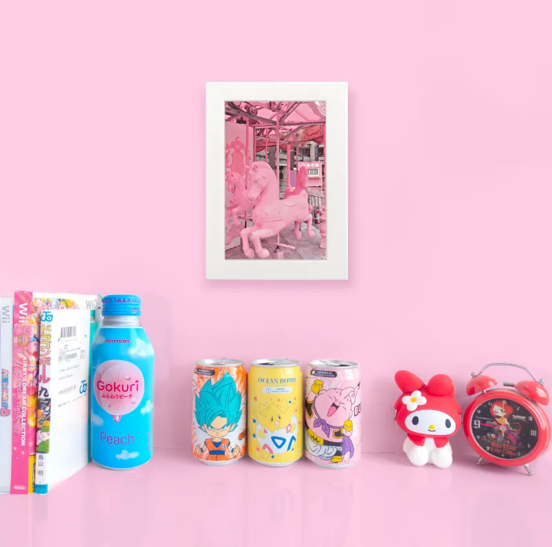 Views of Taiwan - Pink Land Carousel Art Print