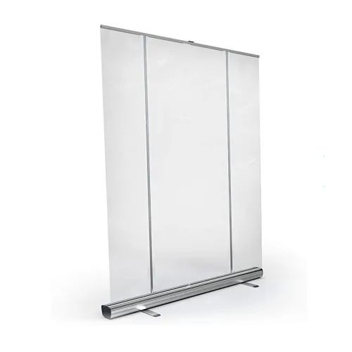 Whodini Mobile Retractable Virus Barrier Anti-Tip Screen 3 Sizes